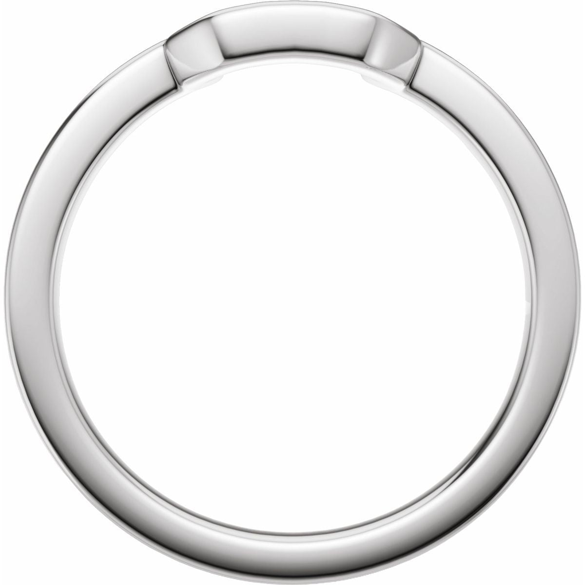 Claw-Prong Solitaire Bezel-Style Engagement Ring or Band