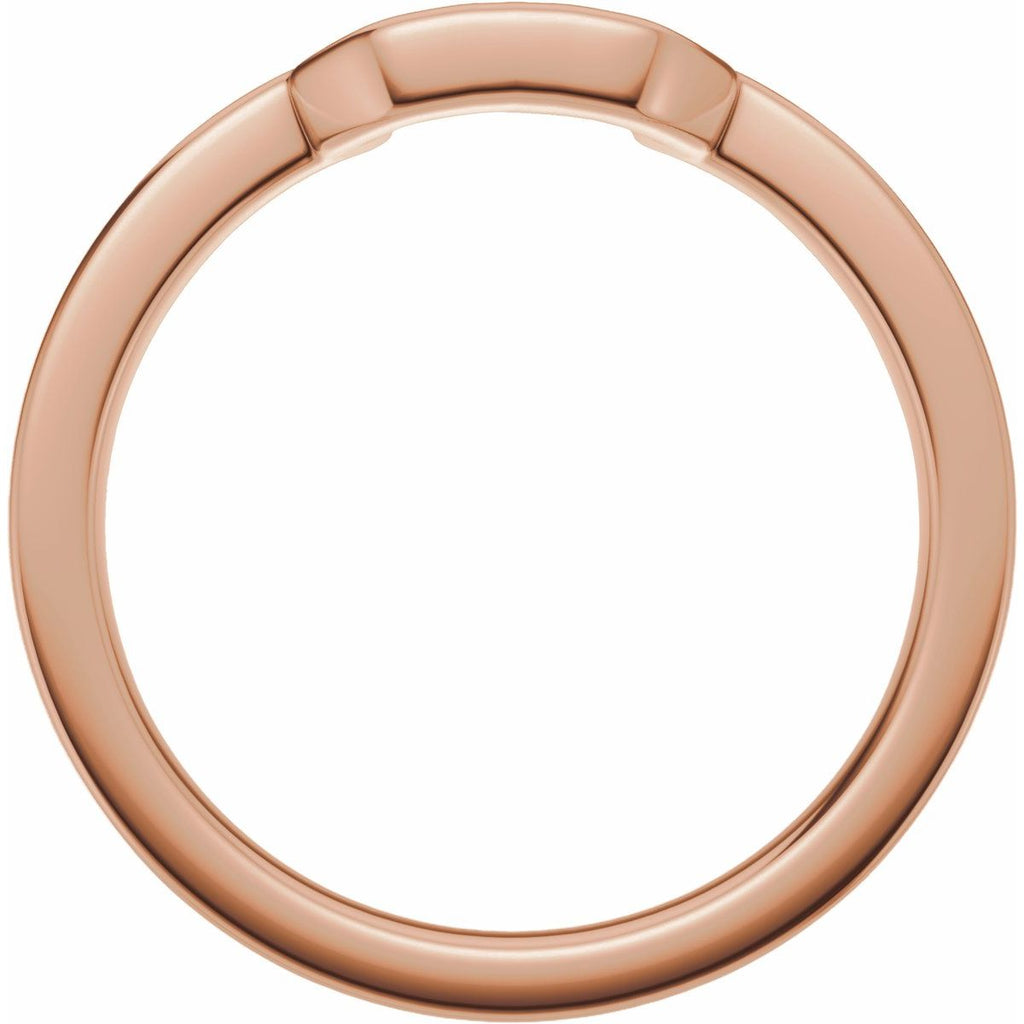 Claw-Prong Solitaire Bezel-Style Engagement Ring or Band