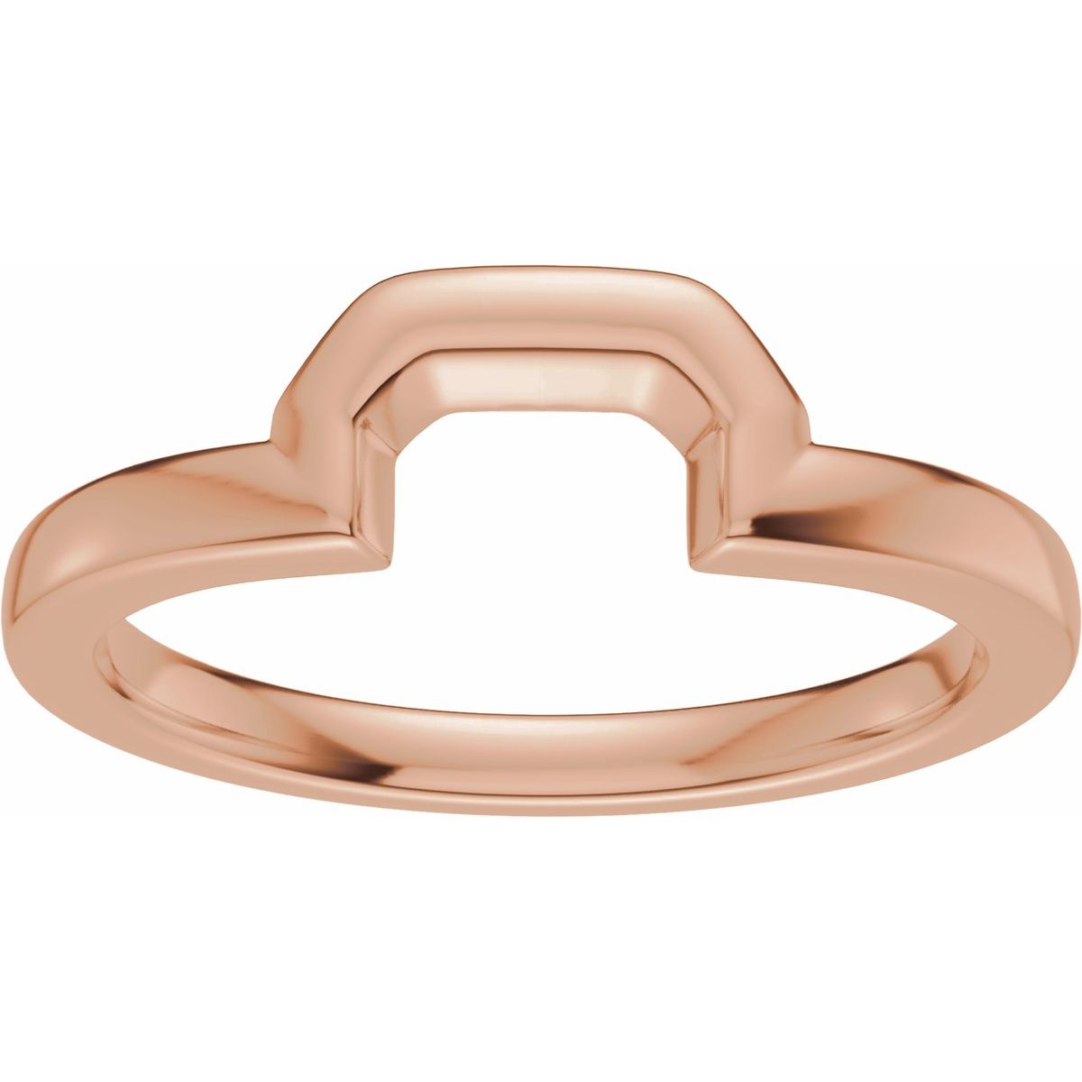 Claw-Prong Solitaire Bezel-Style Engagement Ring or Band
