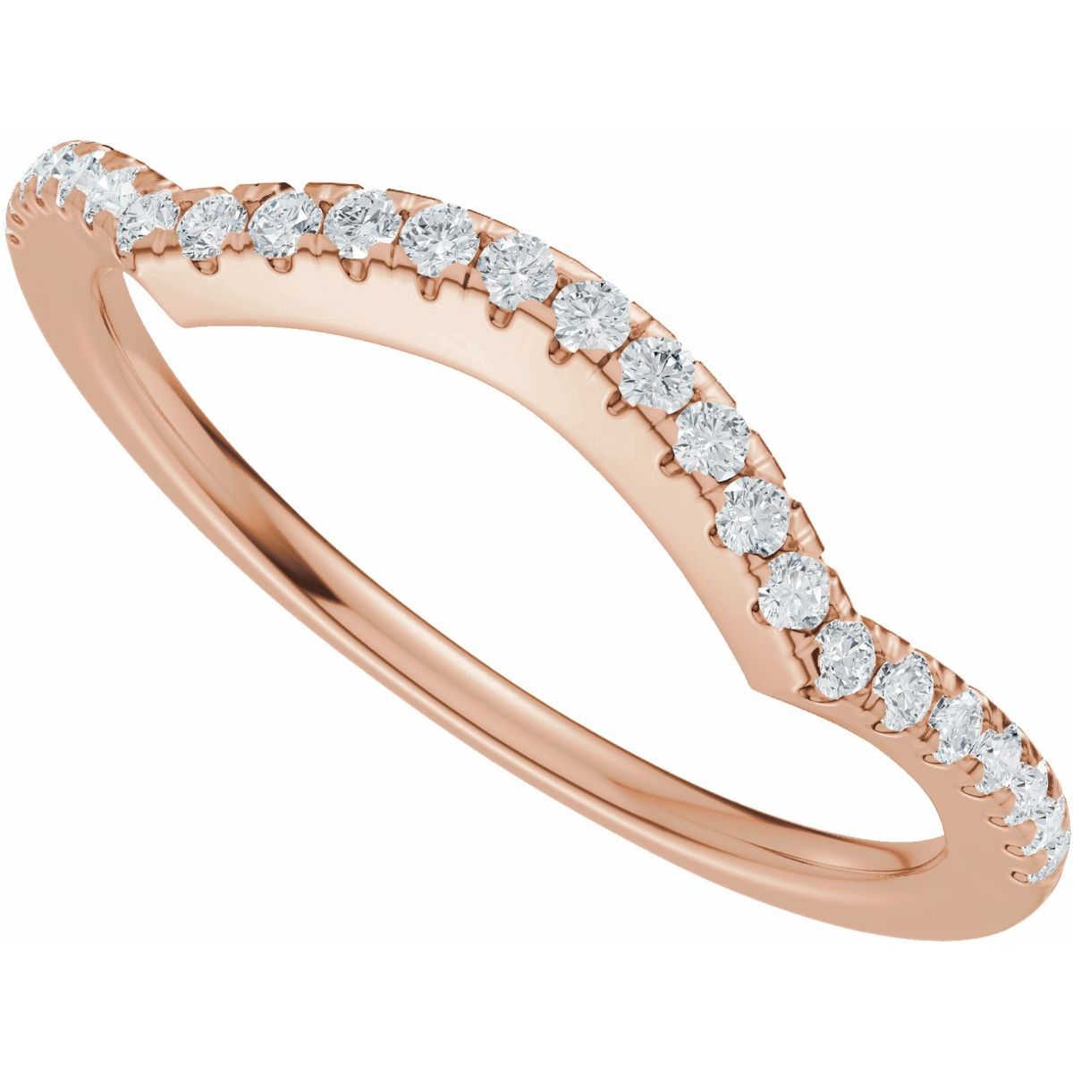 Accented Criss-Cross Engagement Ring or Band