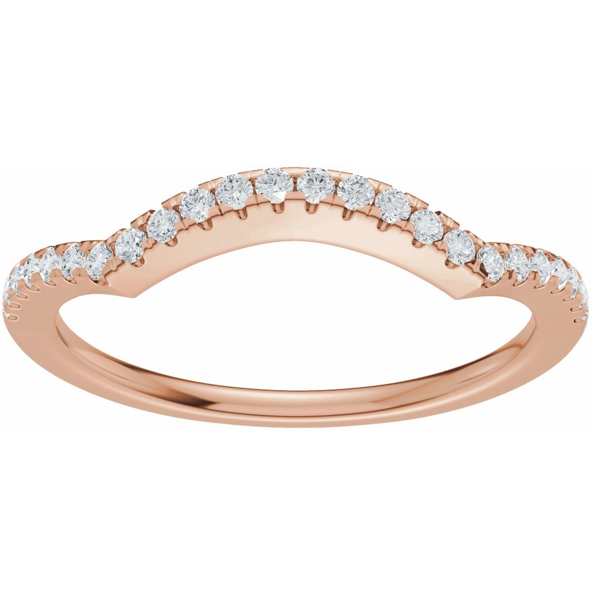 Accented Criss-Cross Engagement Ring or Band