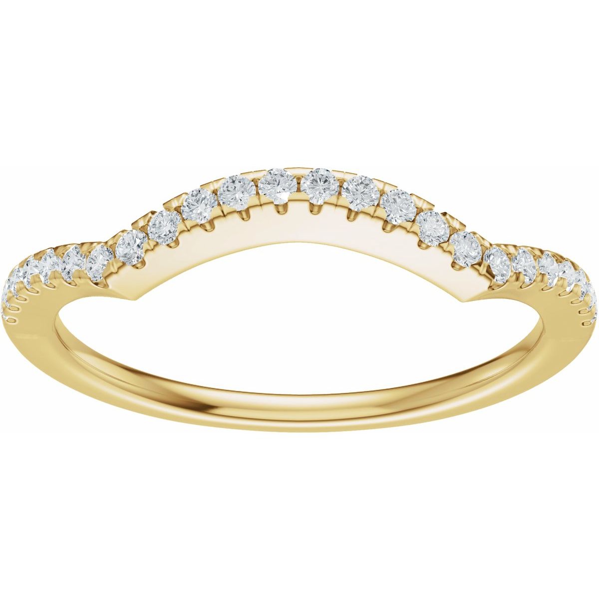 Accented Criss-Cross Engagement Ring or Band