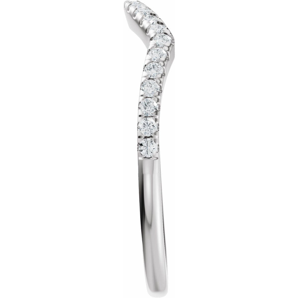Accented Criss-Cross Engagement Ring or Band