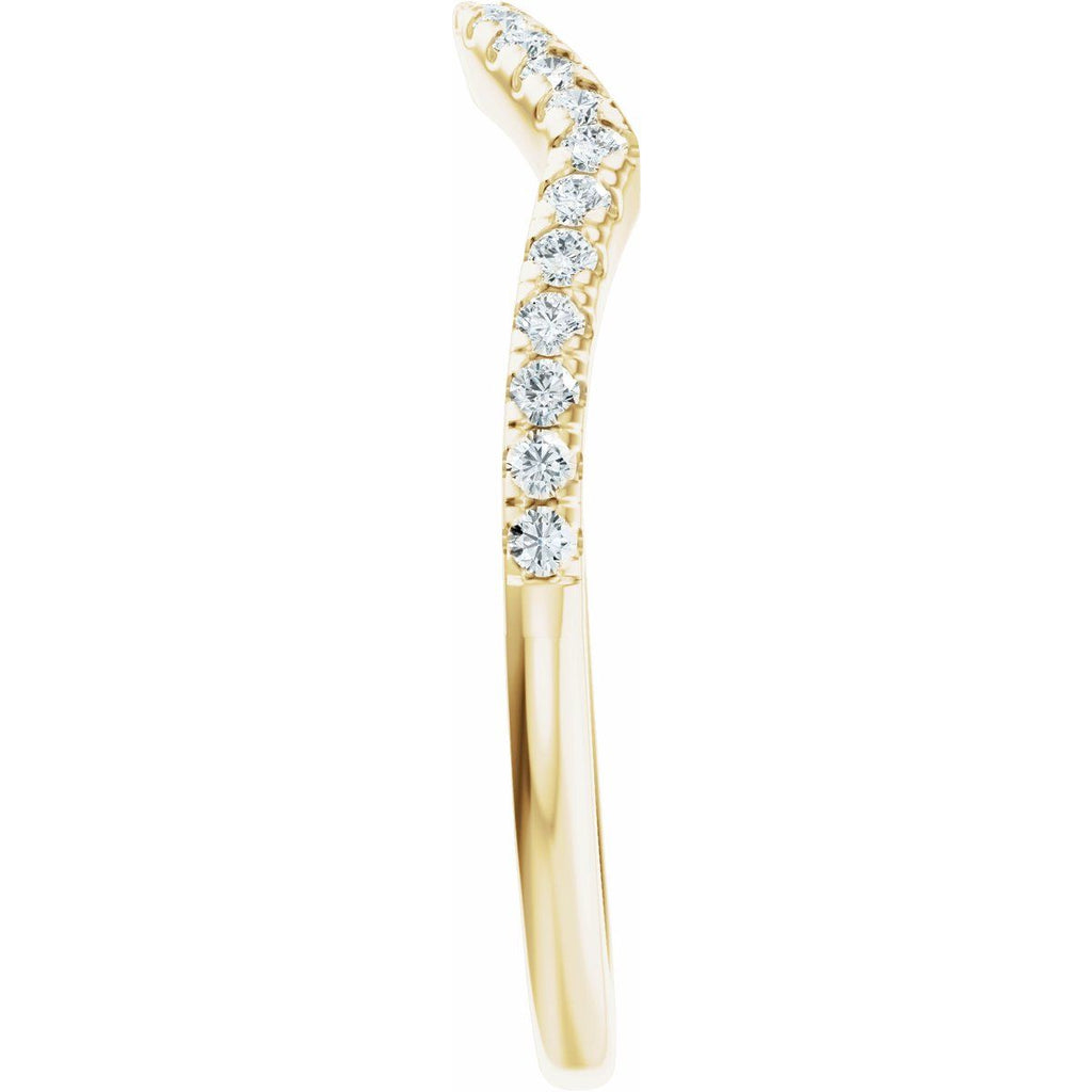 Accented Criss-Cross Engagement Ring or Band