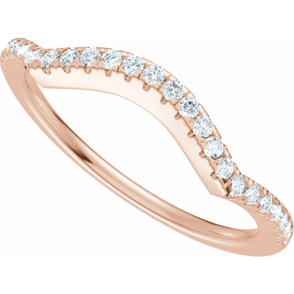 Accented Criss-Cross Engagement Ring or Band