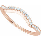 Accented Criss-Cross Engagement Ring or Band