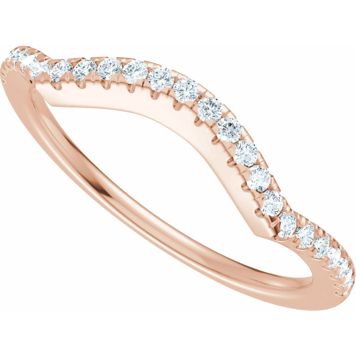 Accented Criss-Cross Engagement Ring or Band