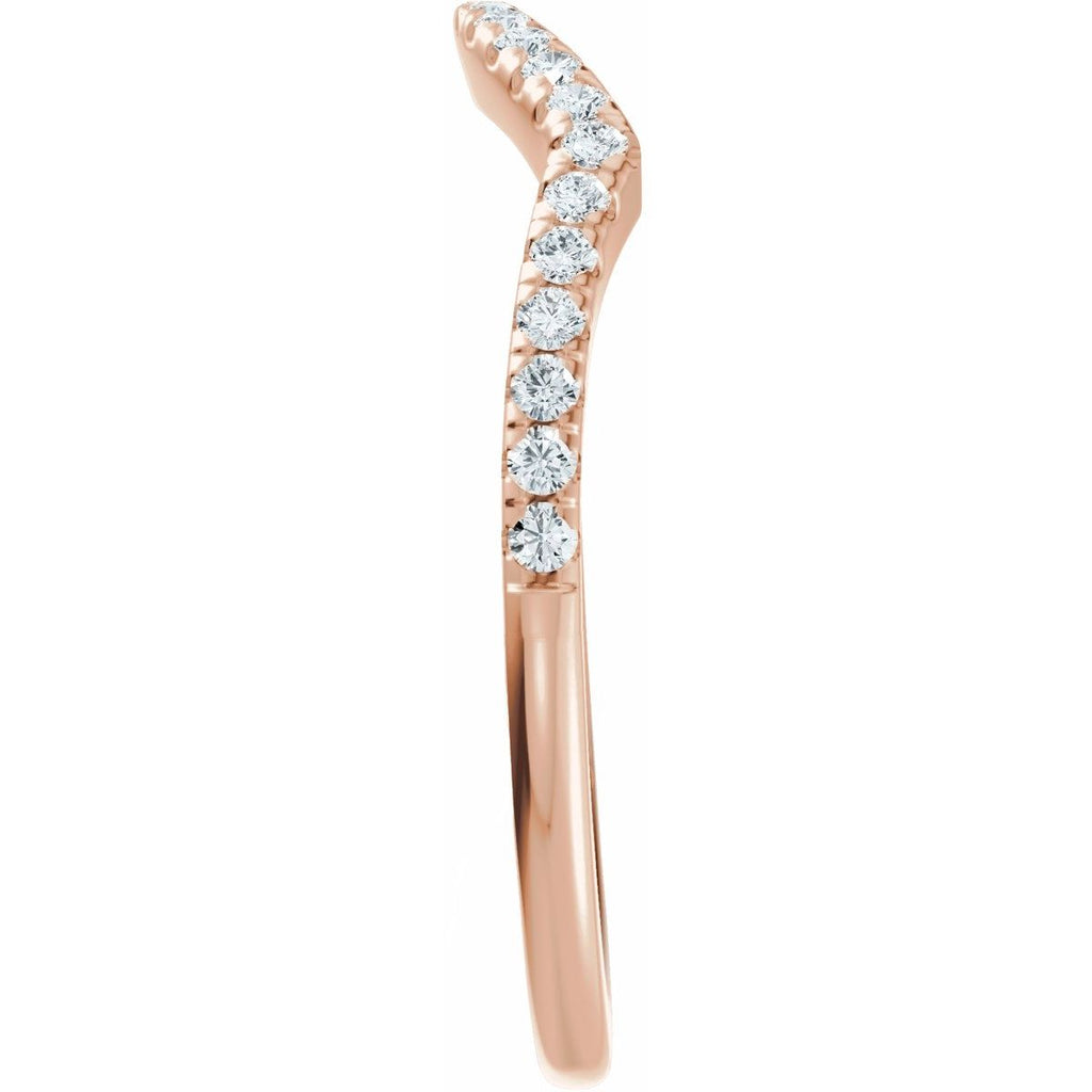 Accented Criss-Cross Engagement Ring or Band