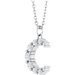 Celestial Moon Necklace or Pendant