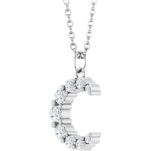 Celestial Moon Necklace or Pendant