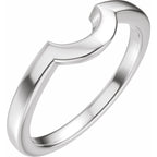 Claw-Prong Solitaire Bezel-Style Engagement Ring or Band