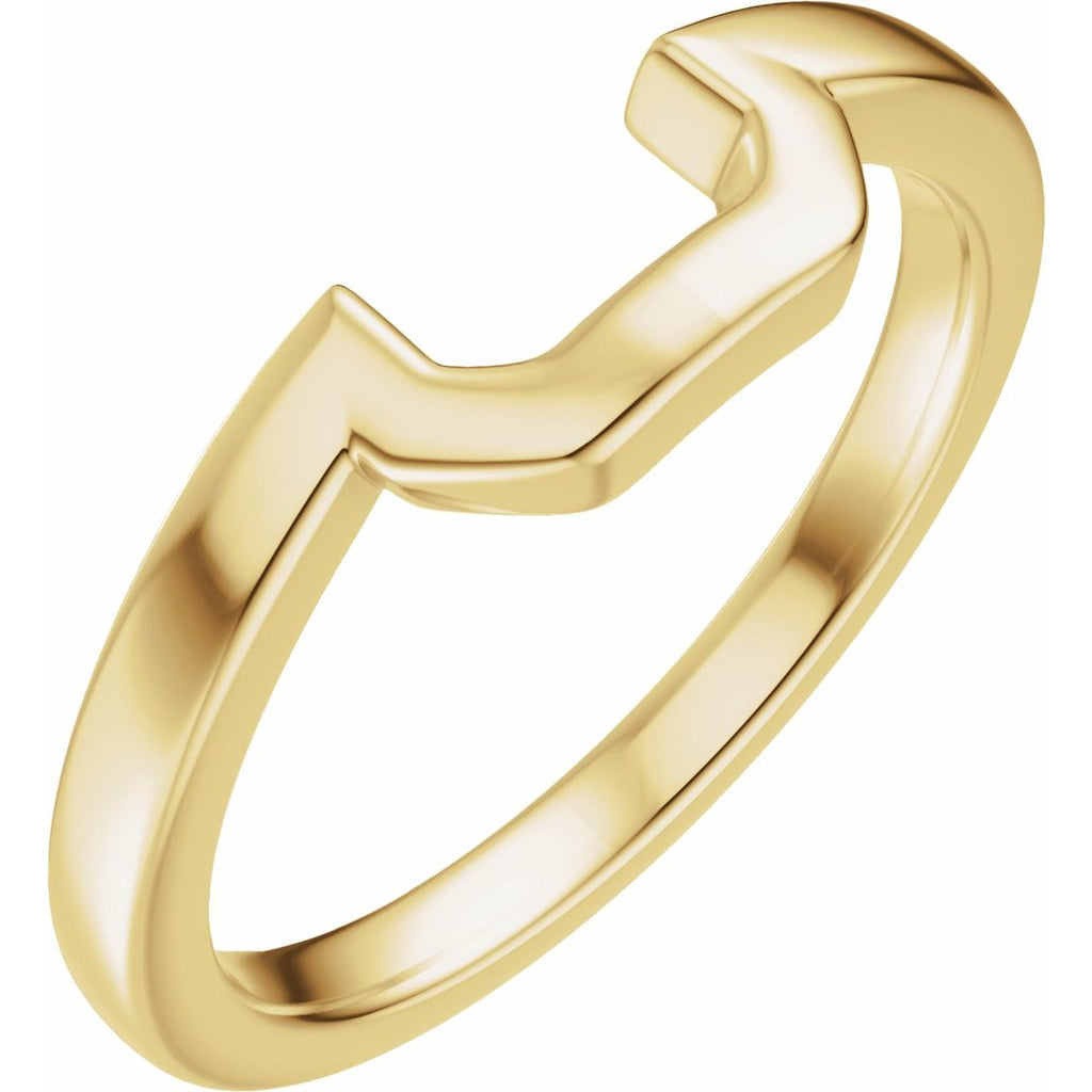 Claw-Prong Solitaire Bezel-Style Engagement Ring or Band