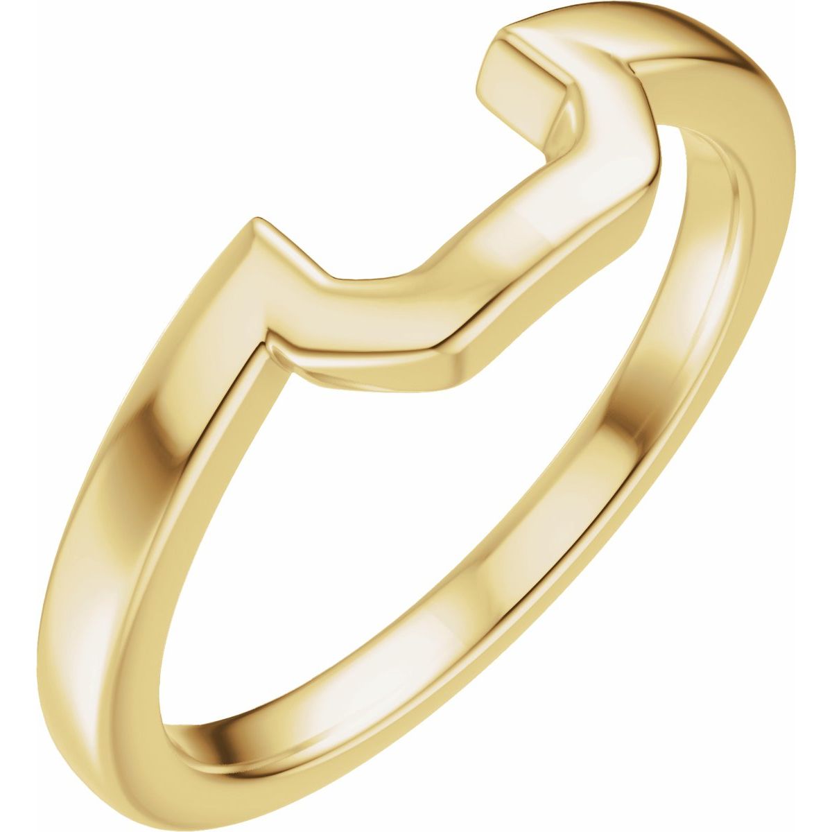 Claw-Prong Solitaire Bezel-Style Engagement Ring or Band