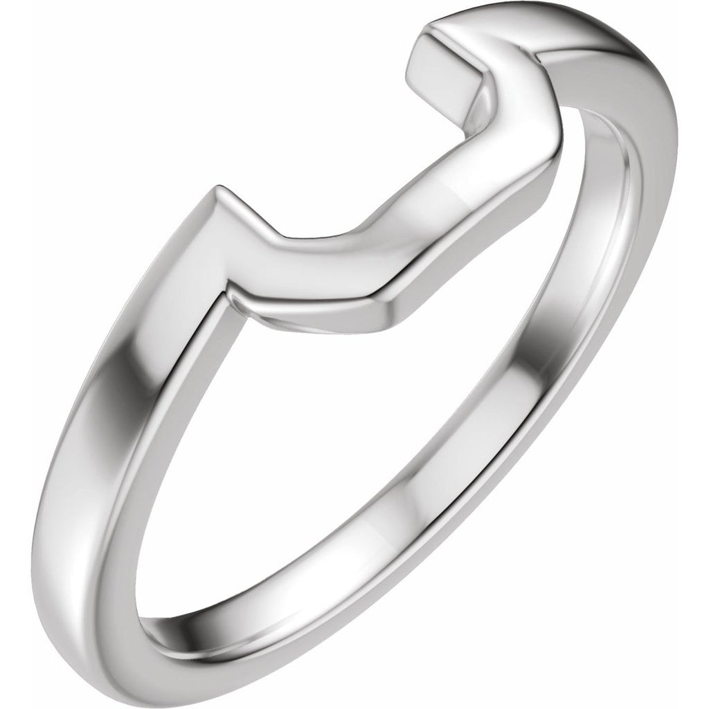 Claw-Prong Solitaire Bezel-Style Engagement Ring or Band