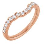 Double Claw-Prong Three-Stone Engagement Ring or Band