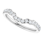 Double Claw-Prong Three-Stone Engagement Ring or Band