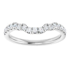 Double Claw-Prong Three-Stone Engagement Ring or Band