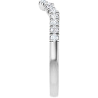 Double Claw-Prong Three-Stone Engagement Ring or Band