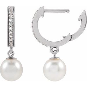 Accented Pearl Earrings