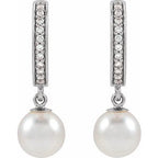 Accented Pearl Earrings