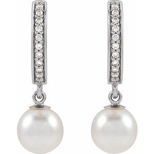 Accented Pearl Earrings