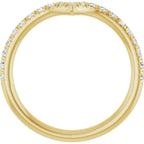 Hidden Halo-Style Engagement Ring or Band
