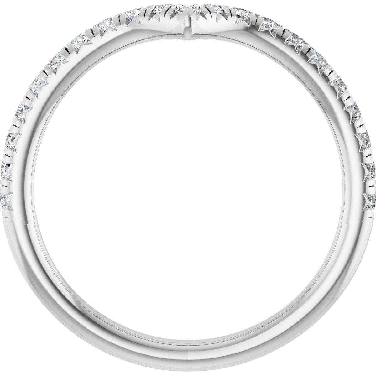 Hidden Halo-Style Engagement Ring or Band