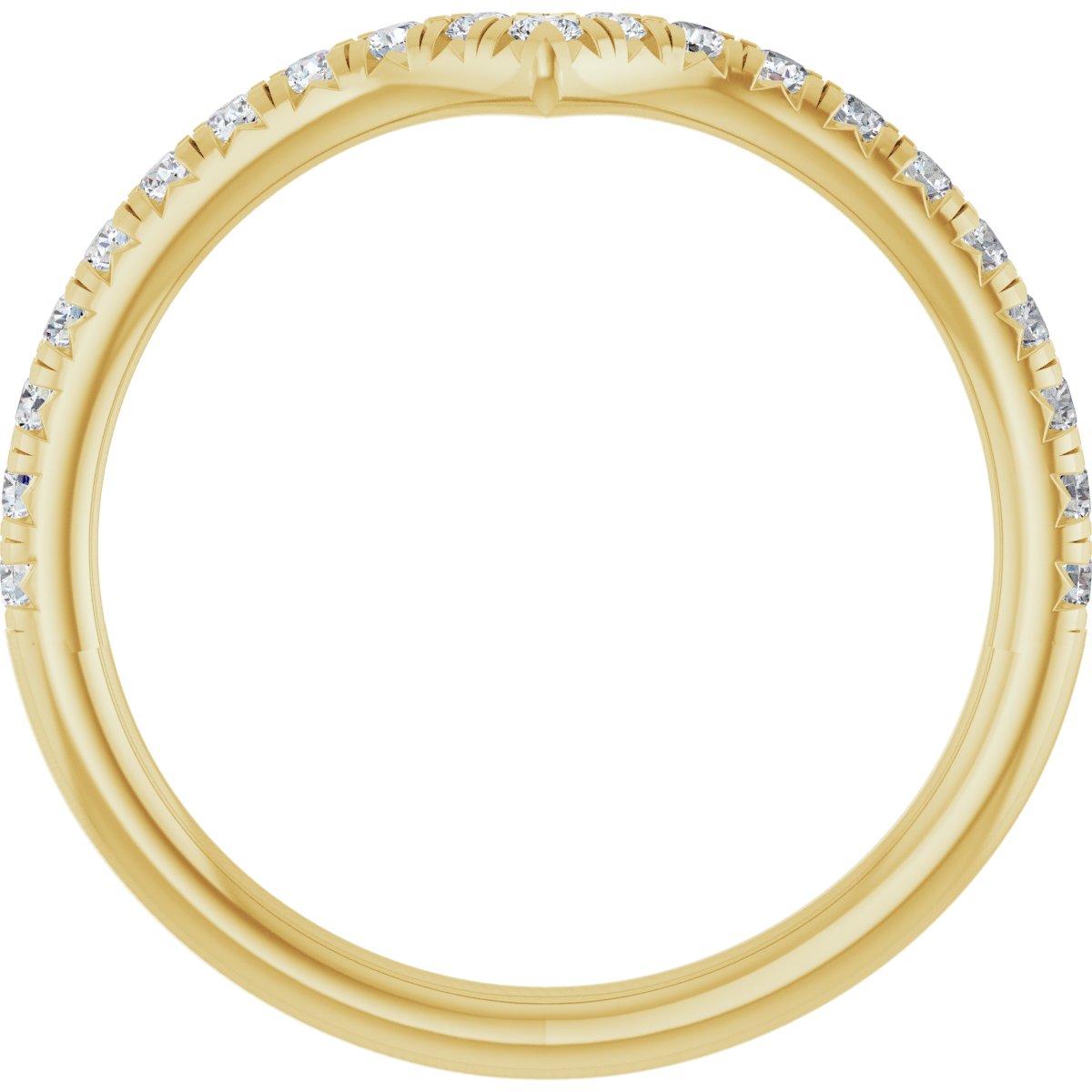 Hidden Halo-Style Engagement Ring or Band