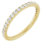 Accented Engagement Ring or Band