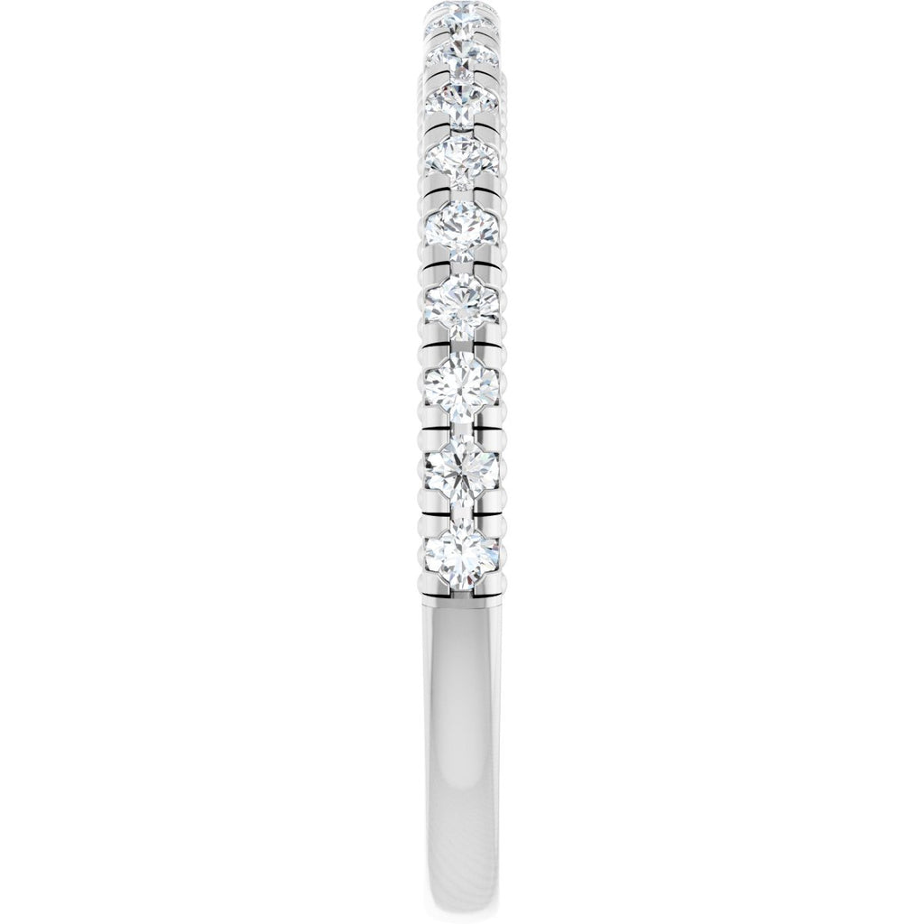 Claw-Prong Hidden Halo-Style Engagement Ring or Band