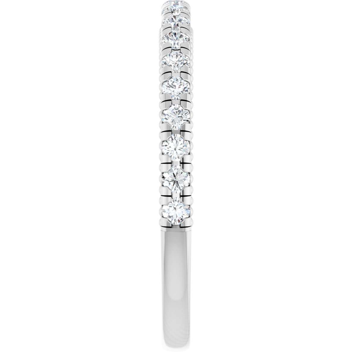 Claw-Prong Hidden Halo-Style Engagement Ring or Band