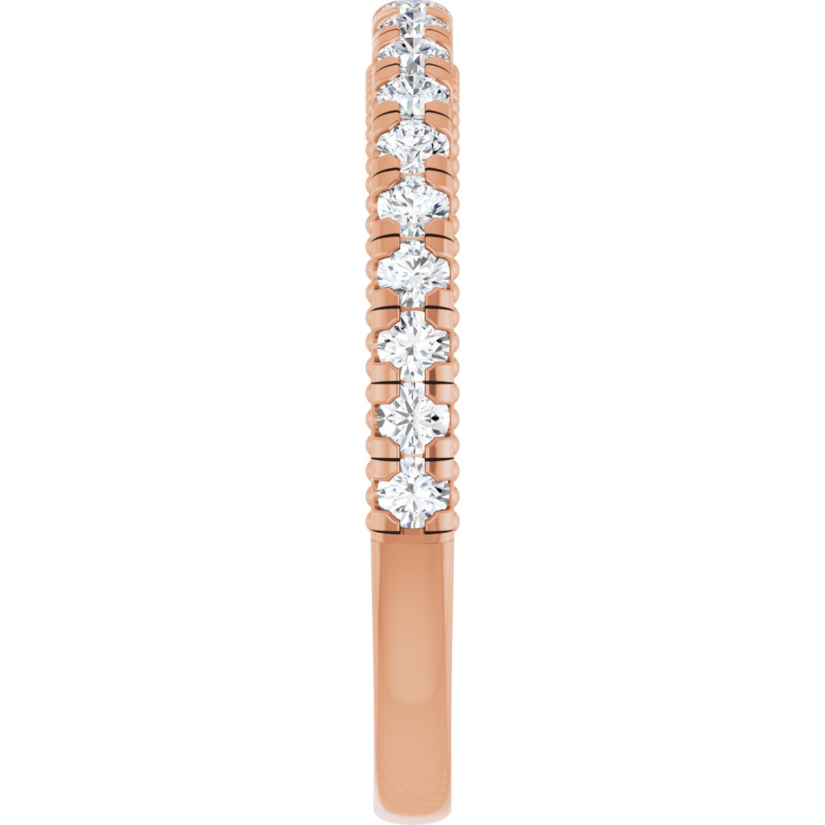 Claw-Prong Hidden Halo-Style Engagement Ring or Band