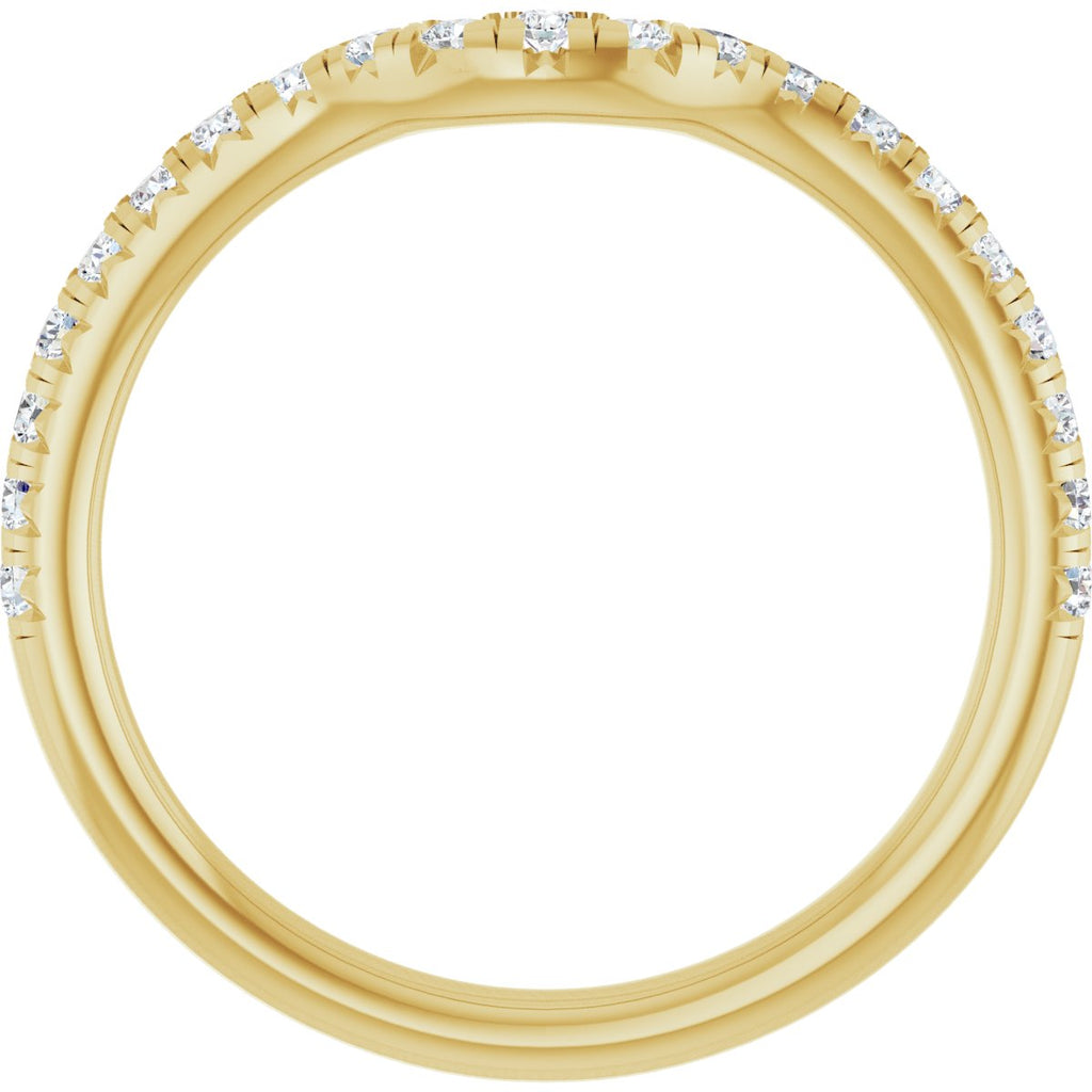 Hidden Halo-Style Engagement Ring or Band