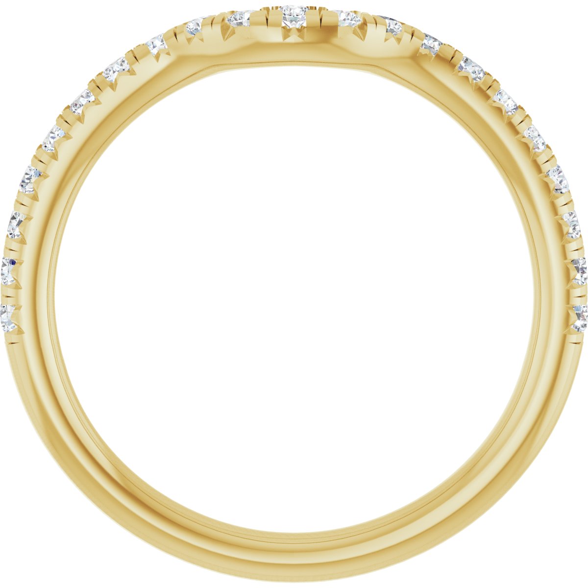Hidden Halo-Style Engagement Ring or Band