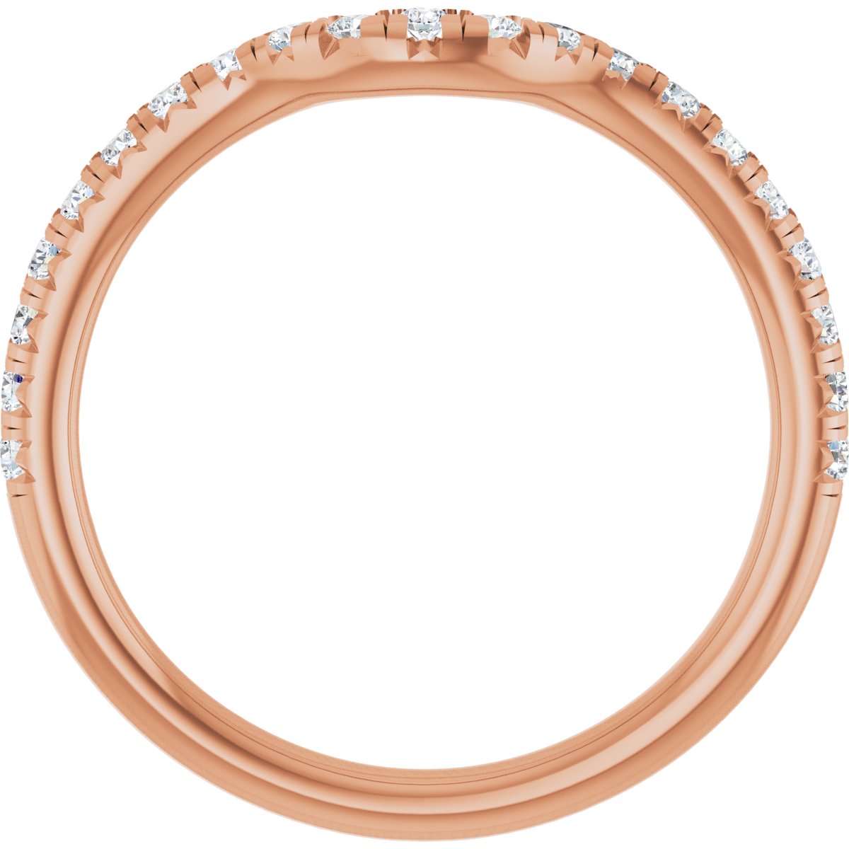 Hidden Halo-Style Engagement Ring or Band