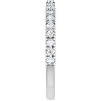Claw-Prong Hidden Halo-Style Engagement Ring or Band
