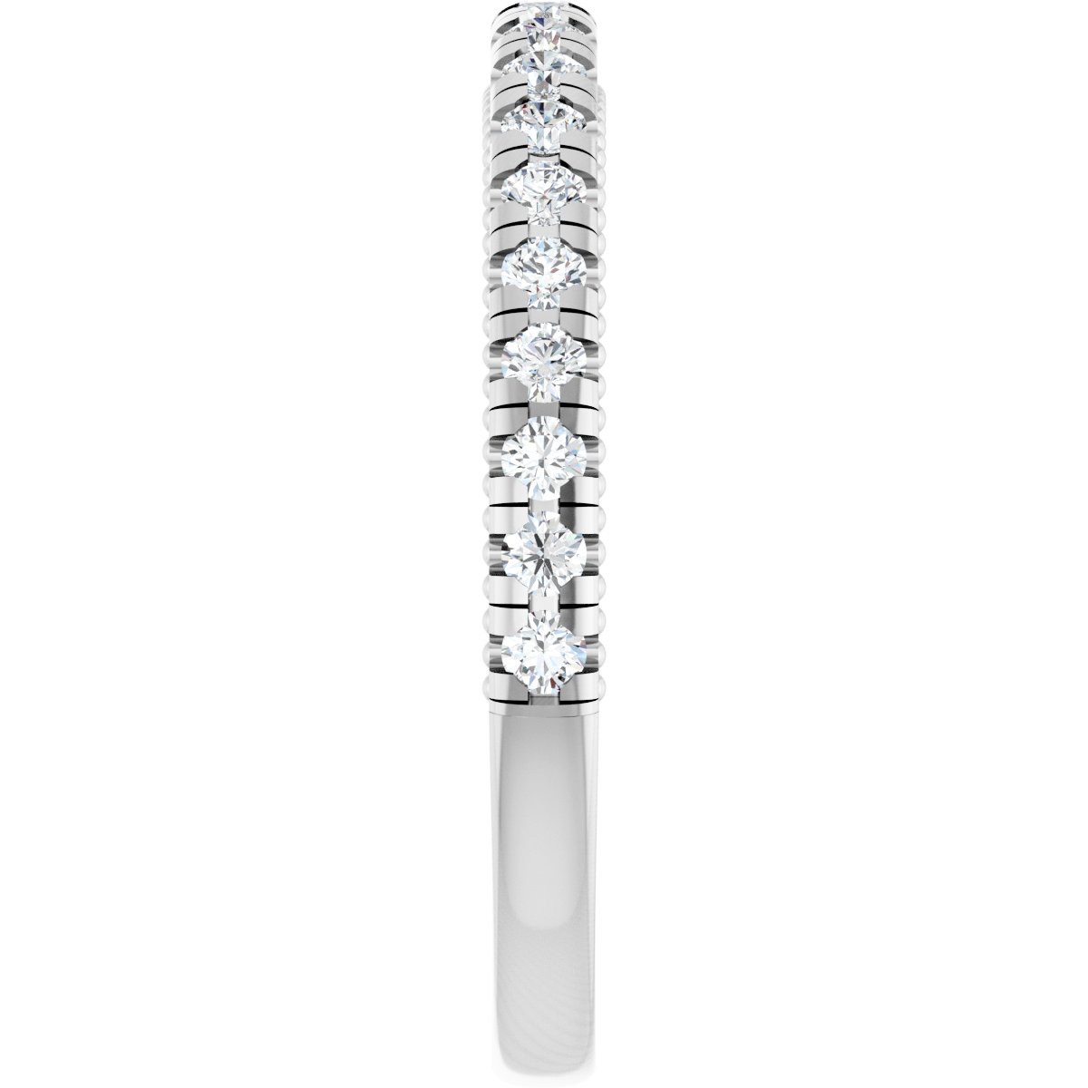 Claw-Prong Hidden Halo-Style Engagement Ring or Band