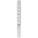 Claw-Prong Hidden Halo-Style Engagement Ring or Band