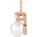 Accented Pearl Necklace or Pendant