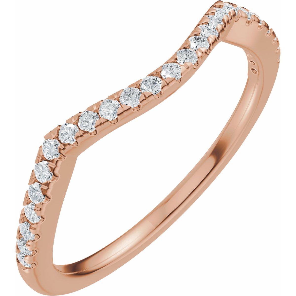 Accented Criss-Cross Engagement Ring or Band