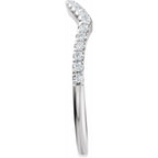 Accented Criss-Cross Engagement Ring or Band