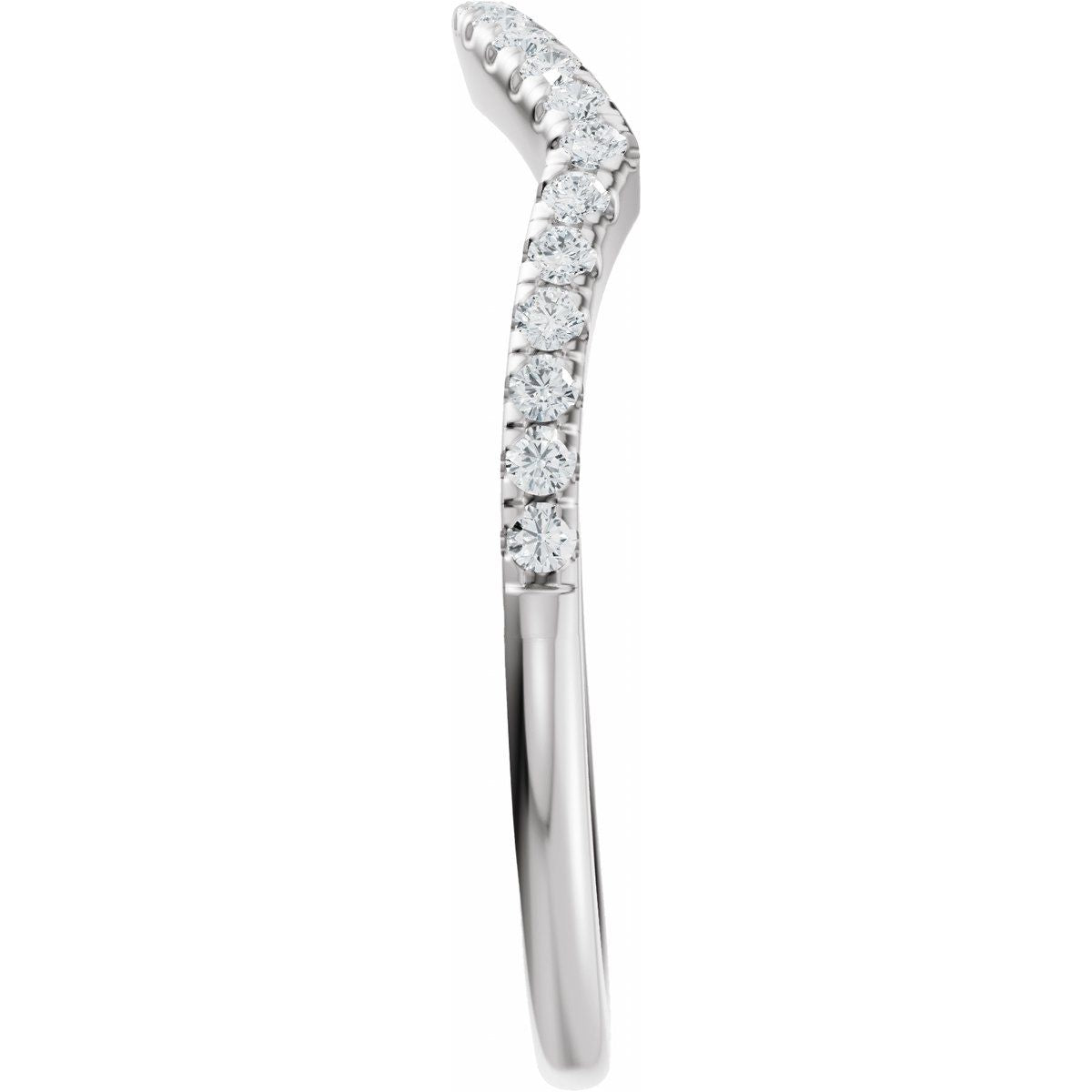 Accented Criss-Cross Engagement Ring or Band