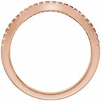 Accented Criss-Cross Engagement Ring or Band