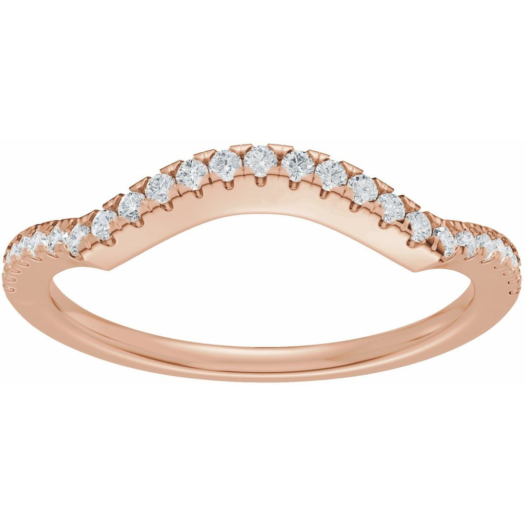 Accented Criss-Cross Engagement Ring or Band
