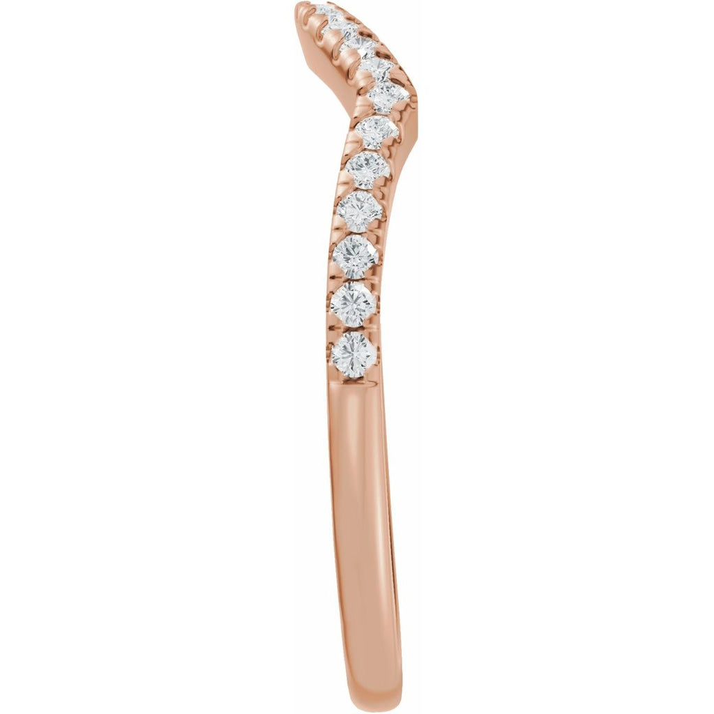 Accented Criss-Cross Engagement Ring or Band