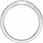 Accented Criss-Cross Engagement Ring or Band