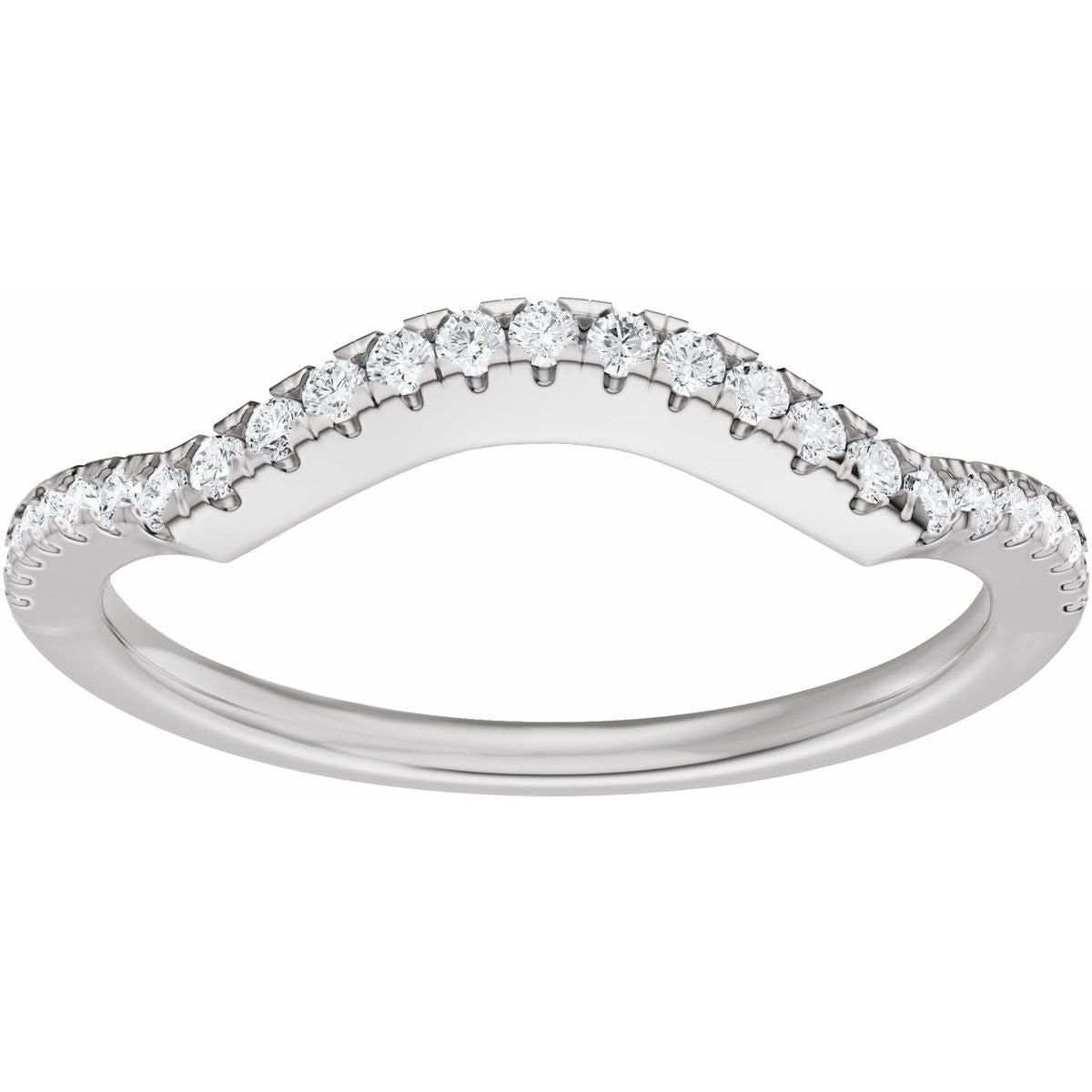 Accented Criss-Cross Engagement Ring or Band