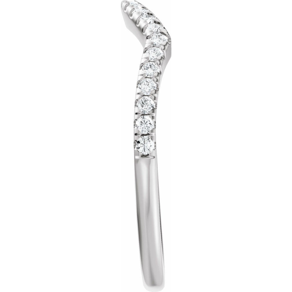 Accented Criss-Cross Engagement Ring or Band