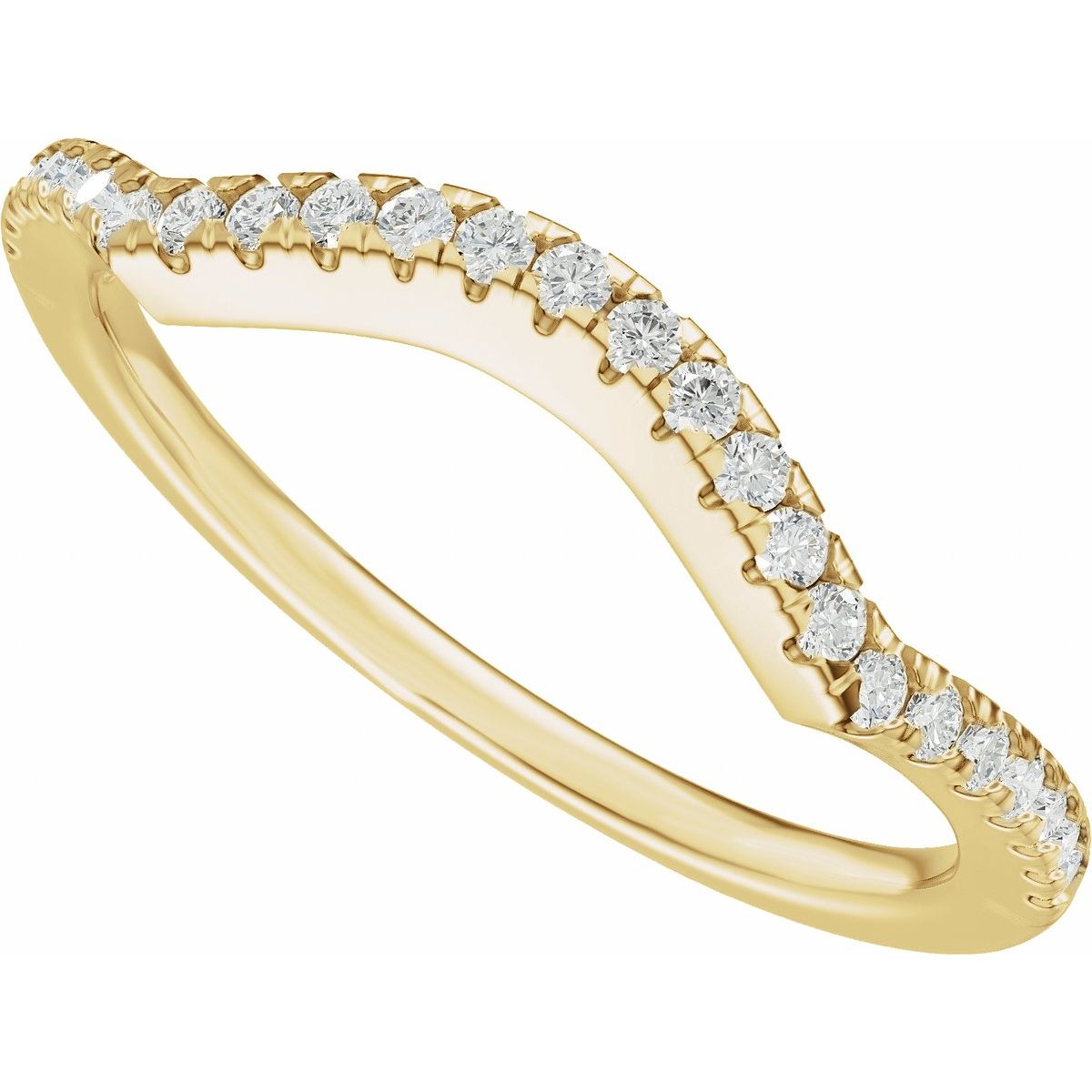 Accented Criss-Cross Engagement Ring or Band