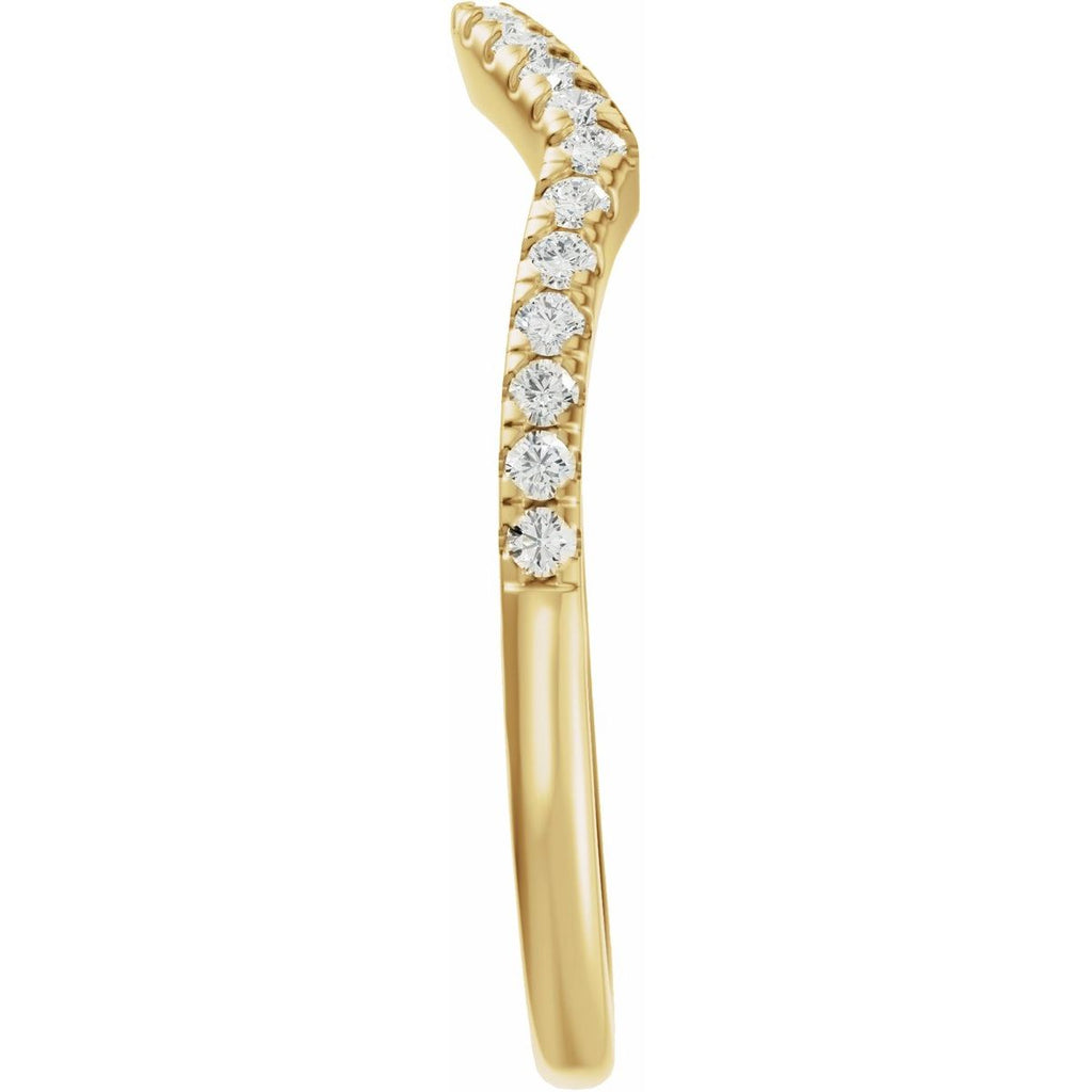 Accented Criss-Cross Engagement Ring or Band